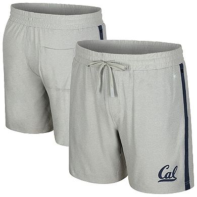 Men's Colosseum Gray Cal Bears Mac Shorts