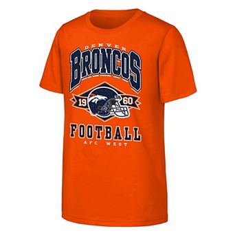 Youth Outerstuff Orange Denver Broncos Kick Off T-Shirt