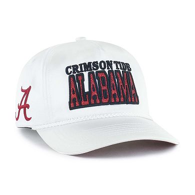 Women's '47 White Alabama Crimson Tide Outspoken Hitch Adjustable Hat