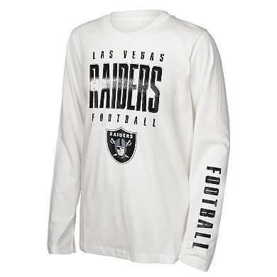 Preschool Outerstuff Las Vegas Raiders The Mix Combo T-Shirt Set