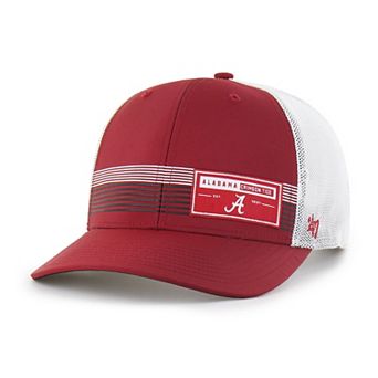 Men's '47 Crimson Alabama Crimson Tide Rangefinder brrr Trucker Adjustable Hat