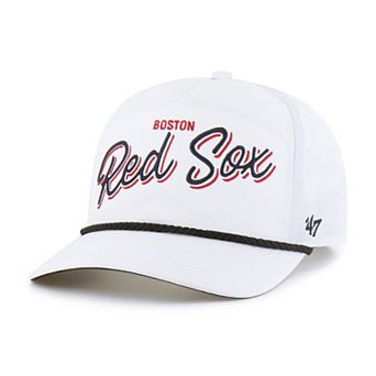 Men's '47 White Boston Red Sox Brrr Fairway Hitch Adjustable Hat