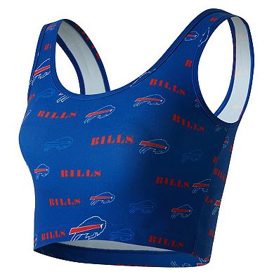 Women's Concepts Sport Royal Buffalo Bills Mosaic Allover Print Bralette