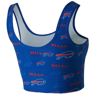 Women's Concepts Sport Royal Buffalo Bills Mosaic Allover Print Bralette