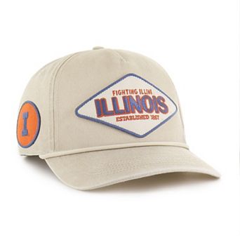 Unisex '47 Cream Illinois Fighting Illini Outdoorsmen Cairn Hitch Adjustable Hat