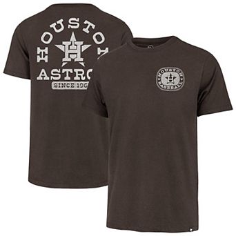 Men's '47 Brown Houston Astros Back Canyon Franklin T-Shirt