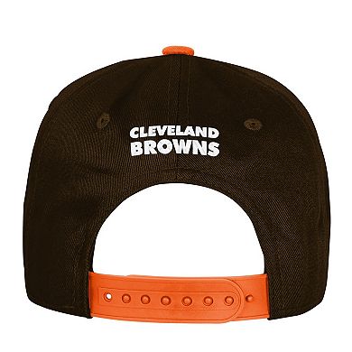 Youth Outerstuff Brown Cleveland Browns True Retro Adjustable Hat