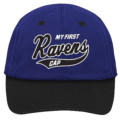 Infant Purple/Black Baltimore Ravens My First Tail Sweep Slouch Flex Hat