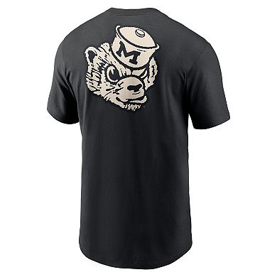 Men's Nike Black Michigan Wolverines Fashion T-Shirt