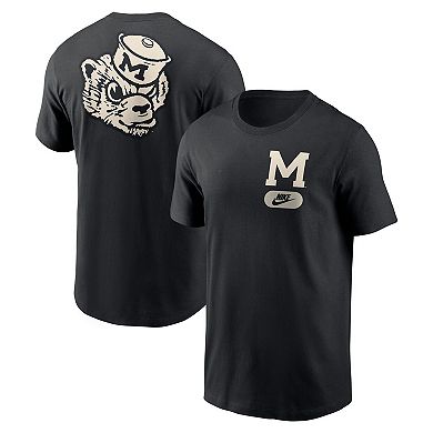Men's Nike Black Michigan Wolverines Fashion T-Shirt
