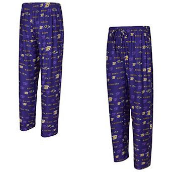 Men's Concepts Sport Purple Baltimore Ravens Mosaic All Over Print Pants