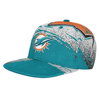 Youth Outerstuff Aqua Miami Dolphins Make Noise Adjustable Hat