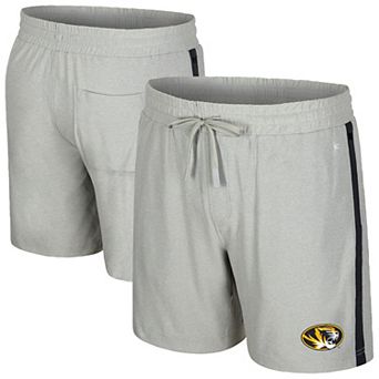 Men's Colosseum Gray Missouri Tigers Mac Shorts