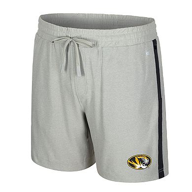 Men's Colosseum Gray Missouri Tigers Mac Shorts