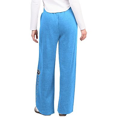 Women's G-III 4Her by Carl Banks Light Blue Tennessee Titans Field Sweatpants