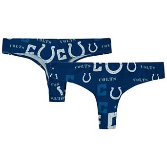 Women's Concepts Sport Royal Indianapolis Colts Mosaic All Over Print Thong