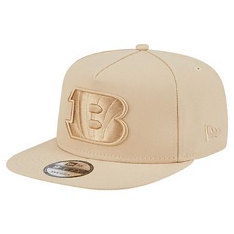 Men's New Era Light Beige Cincinnati Bengals Color Pack A-Frame 9FIFTY Snapback Hat