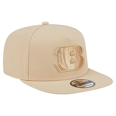 Men's New Era Light Beige Cincinnati Bengals Color Pack A-Frame 9FIFTY Snapback Hat