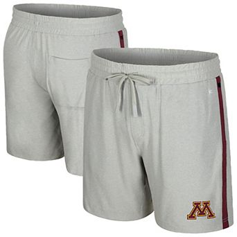 Men's Colosseum Gray Minnesota Golden Gophers Mac Shorts