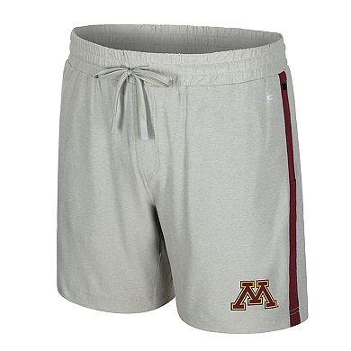Men's Colosseum Gray Minnesota Golden Gophers Mac Shorts