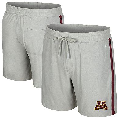 Men's Colosseum Gray Minnesota Golden Gophers Mac Shorts