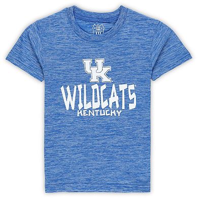 Toddler Wes & Willy Royal/Charcoal Kentucky Wildcats Cloudy Yarn T-Shirt & Shorts Set