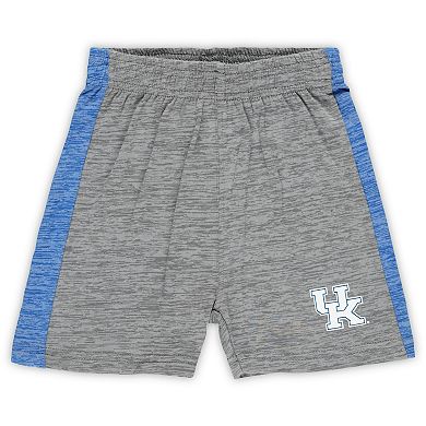 Toddler Wes & Willy Royal/Charcoal Kentucky Wildcats Cloudy Yarn T-Shirt & Shorts Set