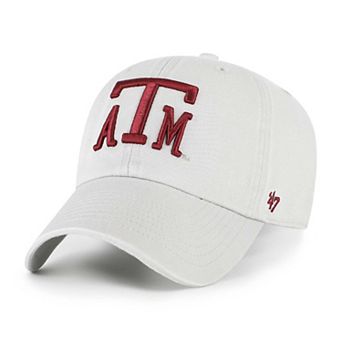 Men's '47 Gray Texas A&M Aggies Vault Clean Up Adjustable Hat