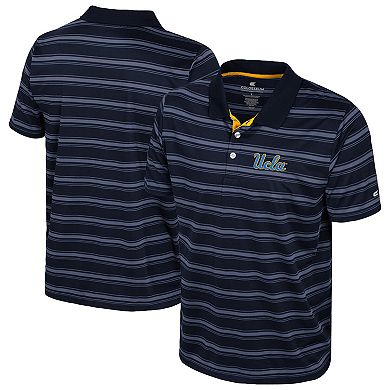 Men's Colosseum Navy UCLA Bruins Milk Steak Polo