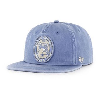 Men's '47 Light Blue Dallas Cowboys Boot Path Relaxed Captain Hat