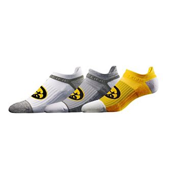 Unisex Strideline Iowa Hawkeyes Premium Low 3-Pack Ankle Socks Set