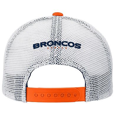 Preschool Outerstuff Orange Denver Broncos Core Lockup Trucker Adjustable hat