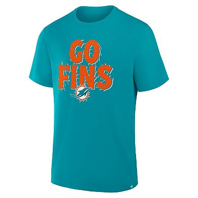Men's Fanatics Aqua Miami Dolphins Hometown True Favorite T-Shirt
