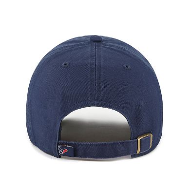 Youth '47 Navy Houston Texans Logo Clean Up Adjustable Hat