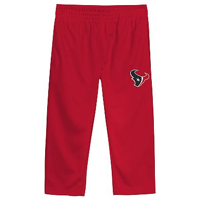Toddler Outerstuff Navy/Red Houston Texans Red Zone T-Shirt & Pants Set