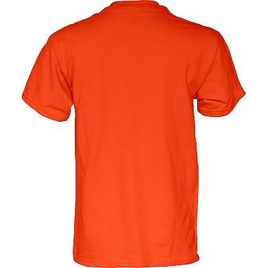 Unisex Blue 84 Orange Clemson Tigers The Real Death Valley T-Shirt