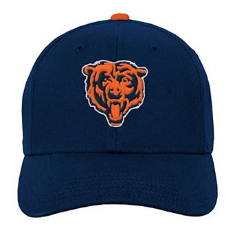 Youth Outerstuff Navy Chicago Bears Team Pre-Curved Adjustable Hat