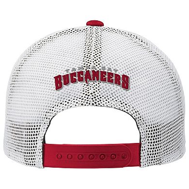 Preschool Outerstuff Red Tampa Bay Buccaneers Core Lockup Trucker Adjustable hat
