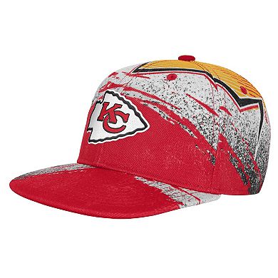 Youth Outerstuff Red Kansas City Chiefs Make Noise Adjustable Hat