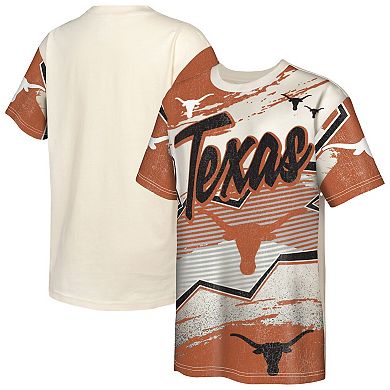 Youth Outerstuff Cream Texas Longhorns Make Noise T-Shirt