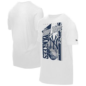 Men's New Era White New York Yankees Big Graphic Domestic T-Shirt