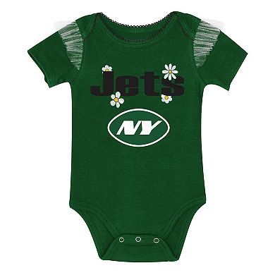 Girls Infant Outerstuff New York Jets My Team Rocks Bodysuit and Skirt Set