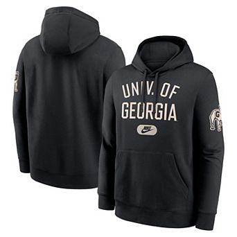 Men's Nike Black Georgia Bulldogs Club Fleece Fashion Hoodie