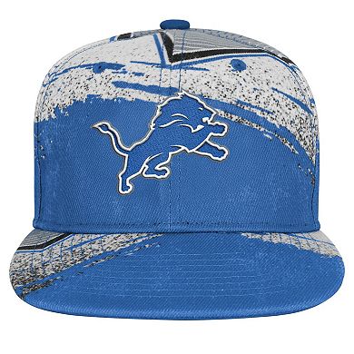 Youth Outerstuff Blue Detroit Lions Make Noise Adjustable Hat