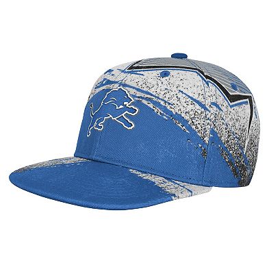 Youth Outerstuff Blue Detroit Lions Make Noise Adjustable Hat