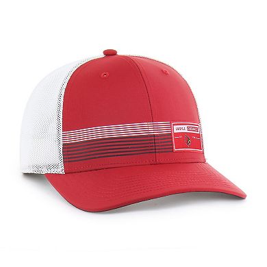 Men's '47 Red Louisville Cardinals Rangefinder brrr Trucker Adjustable Hat