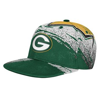 Youth Outerstuff Green Green Bay Packers Make Noise Adjustable Hat