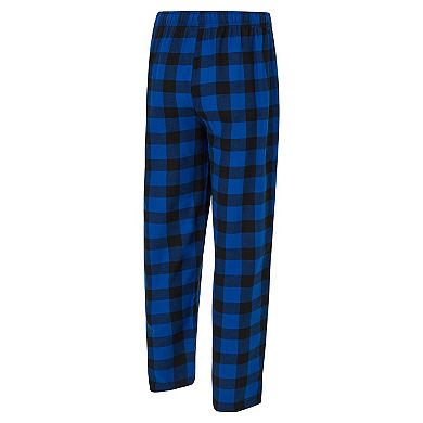 Men's Concepts Sport Royal/Black Indianapolis Colts Avondale T-Shirt & Flannel Pants Set