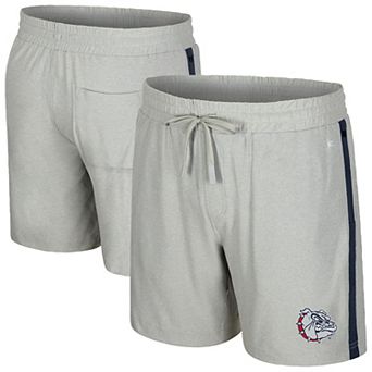 Men's Colosseum Gray Gonzaga Bulldogs Mac Shorts