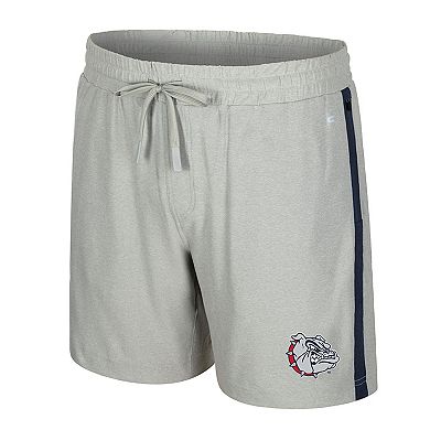 Men's Colosseum Gray Gonzaga Bulldogs Mac Shorts